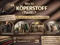 Körperstoff (Twill) mit diagonaler Webart, robust & strapazierfähig. Ideal für Arbeitskleidung, Schürzen, Taschen, Rucksäcke & Wohntextilien.
