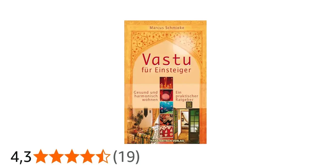 Buchcover "Vastu für Einsteiger" von Marcus Schmike. Ein Ratgeber für gesundes und harmonisches Wohnen nach Vastu Shastra.