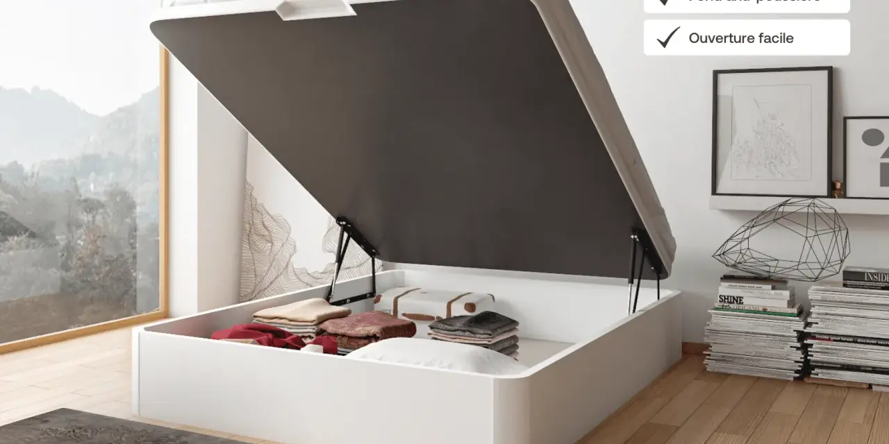 Ein Bettkasten mit viel Stauraum, ideal für Bettwäsche oder Kleidung. Er bietet Platz für ca. 21 Handgepäckkoffer.