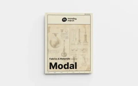 Buchcover "Modal" mit historischen Stoffzeichnungen. Erklärt die modal stoff nachteile und Vorteile.