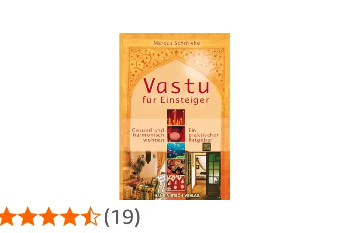 Buchcover "Vastu für Einsteiger" von Marcus Schmike. Ein Ratgeber für gesundes und harmonisches Wohnen nach Vastu Shastra.