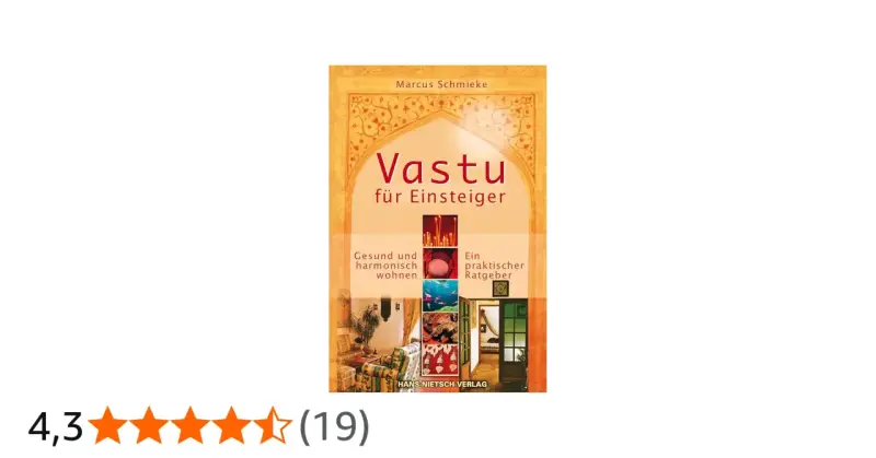 Buchcover "Vastu für Einsteiger" von Marcus Schmike. Ein Ratgeber für gesundes und harmonisches Wohnen nach Vastu Shastra.